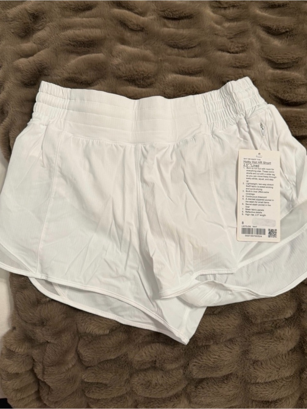 lululemon athletica White Athletic Running Shorts